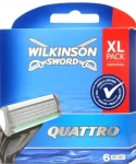 Wkłady Wilkinson Quattro XL Pack 6 Szt. 