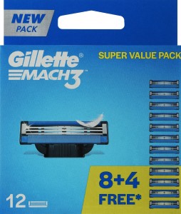 GILLETTE MACH 3 ORYGINALNE OSTRZA 12 sztuk   