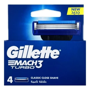 GILLETTE MACH 3 TURBO ORYGINALNE OSTRZA 4 szt 