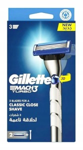 GILLETTE MASZYNKA DO GOLENIA MACH3 Turbo +2 WKŁAD  